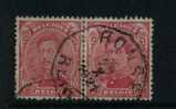 138 (2) Met Telegraafstempel  RONSE / RENAIX - 1915-1920 Alberto I