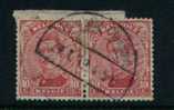 138 (2) Met Duitse Brugstempel THIMISTER-CLERMONT - 1915-1920 Albert I