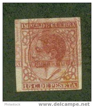 ESPAGNE Nº 188 ** NON DENTELE Triple Impression Dont Une Renversee - Unused Stamps