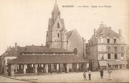 Les Halles. Eglise Saint Nicolas. - Mamers