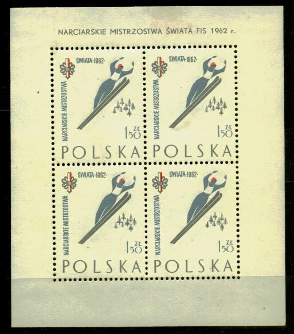 POLOGNE BLOC Nº 28 A 30 ** - Blokken & Velletjes