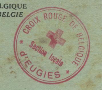 Kaart "Secour Aux Prisonniers" Met Stempel CROIX ROUGE DE BELGIQUE / SECTION LOCALE / D' EUGIES - Guerre 40-45 (Lettres & Documents)