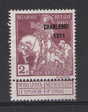 Belgie OCB 103 (*) - 1910-1911 Caritas