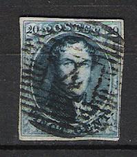 Belgie OCB 7 (0) - 1851-1857 Medallones (6/8)