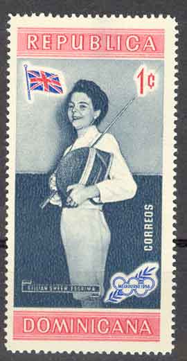 République Dominicaine. Escrime. Jeux Olympiques De Melbourne 1956. - Fencing