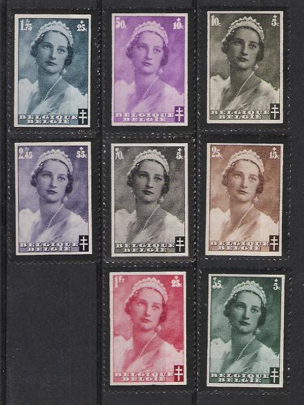 Belgie OCB 411 / 418 (*) - Unused Stamps