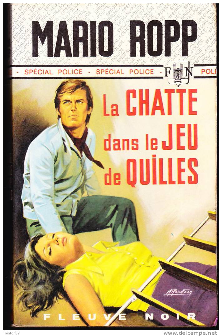 FN. SP 1206 - La Chatte Dans Un Jeu De Quille - Mario Ropp - ( EO 1975 ) . - Fleuve Noir