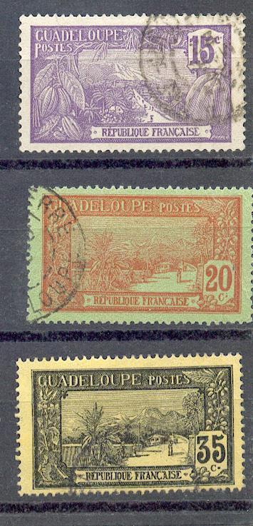 Guad1 - YT60/61/64 Obli - Used Stamps