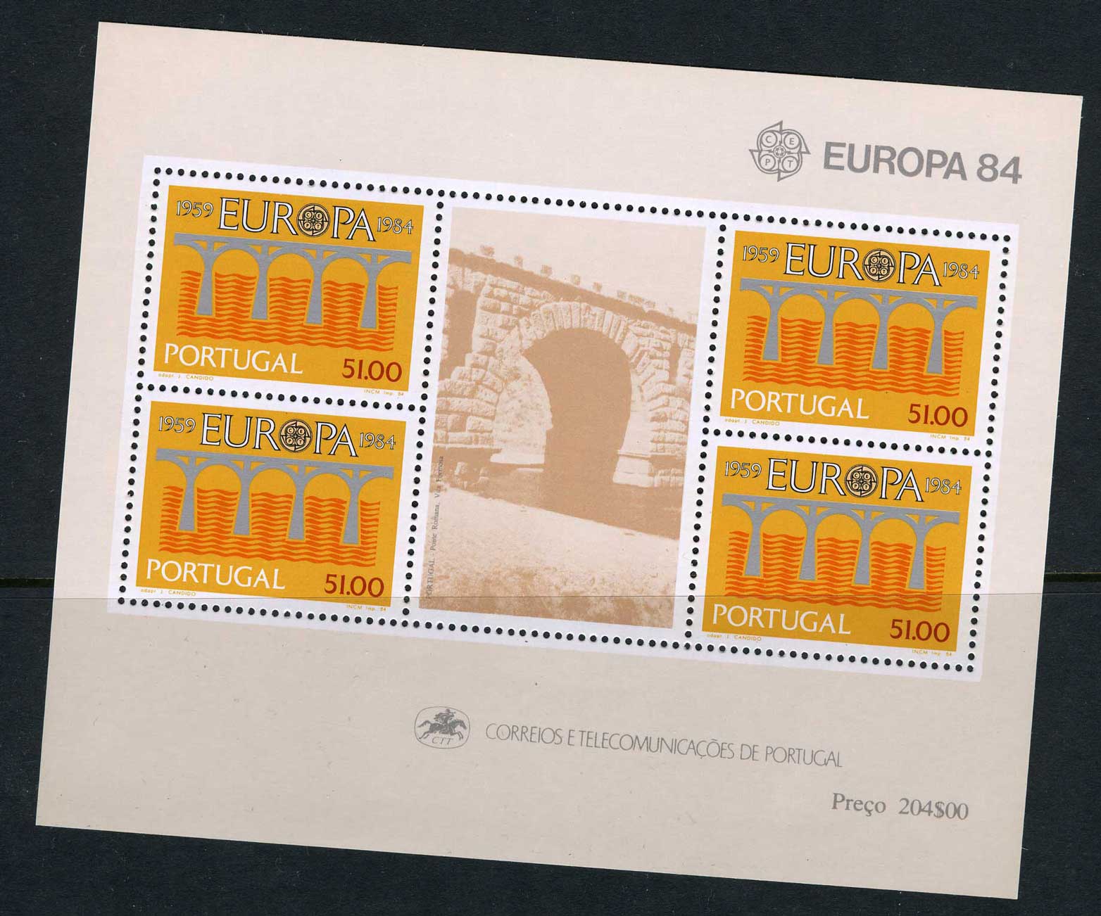 Portugal CEPT, 1984, MNH(**), S/S - 1984