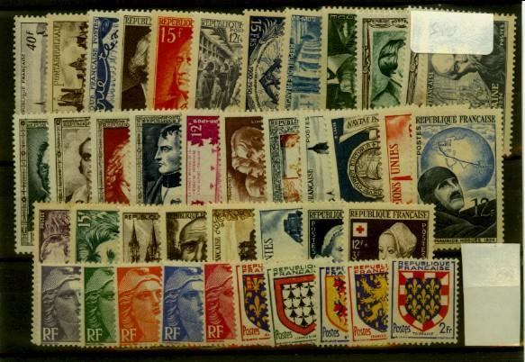 ANNEE 1951 Du Nº 878 Au 918 ** 41 Timbres - 1950-1959