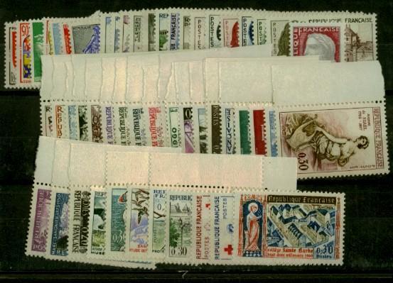 ANNEE 1960 Du Nº 1230 Au 1280 ** 53 Timbres - 1960-1969