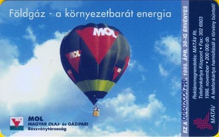 Hungary - S1998-07 - MOL ´98 - Filling Station - Balloon - Ungheria