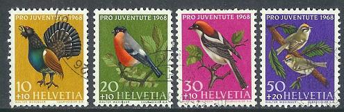 SWITZERLAND 1968 PRO JUVENTUTE Used 891-894 # 1555 - Gebruikt