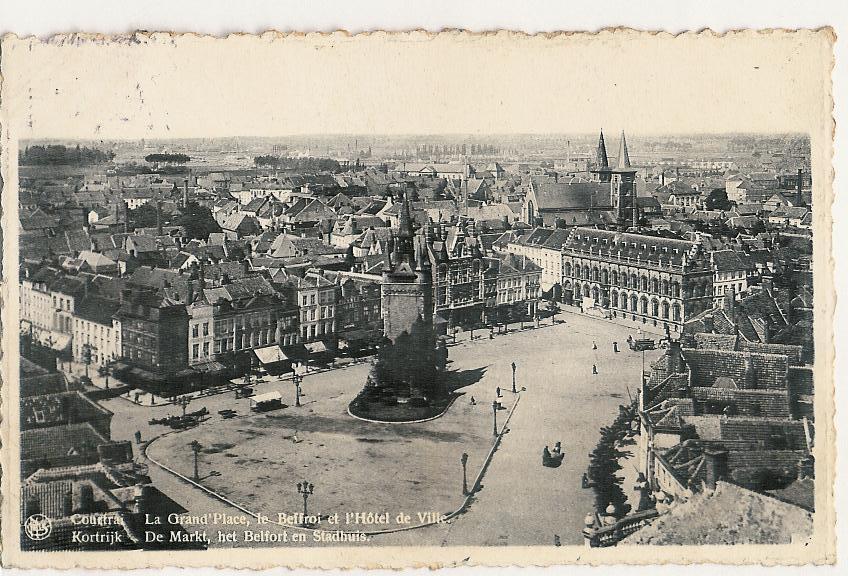 Kortrijk De Markt Het Belfort En Stadhuis (a1213) - Kortrijk