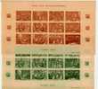 FRANCE 1943 4 Feuilles Completes ** Au Profit Des Chomeurs Intellectuels - Unused Stamps