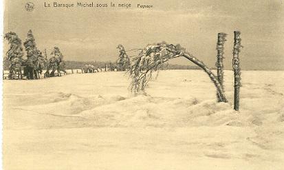 La Baraque Michel Sous La Neige (paysage) - Jalhay