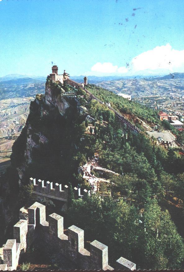 San Marino : Deuxième Et Troisième Tour Avec Timbre 16 MP Napier 1903 - San Marino