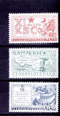 Tchecoslovaquie 1958 -  Yv.no.959/61 Neufs** - Nuovi