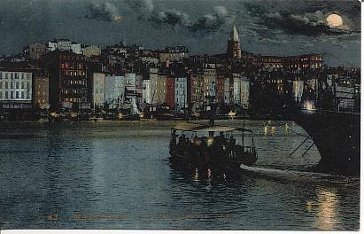 CPA - MARSEILLE : Le Vieux-Port - Traversée Du 'Ferriboite' La Nuit - TBE - Alter Hafen (Vieux Port), Saint-Victor, Le Panier