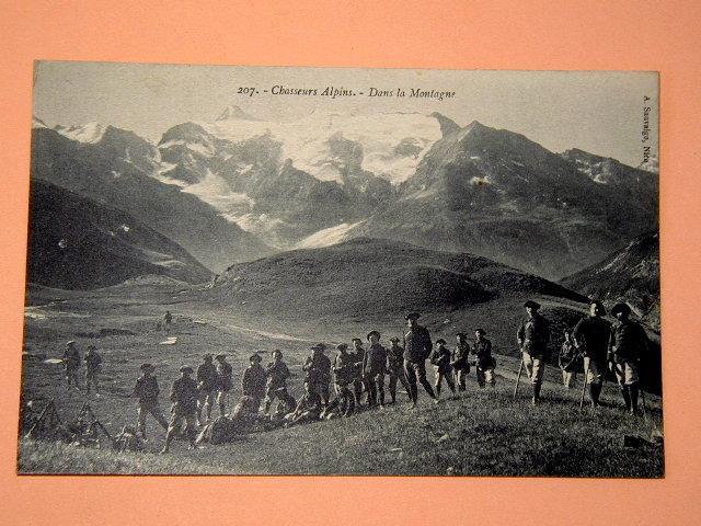 CP 1Chasseurs Alpins WW1 (CP Gol 11) - Other & Unclassified
