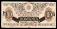 Romania RARE Billete De UNA SUTA LEI 5 Decembrie 1947 G. - Romania