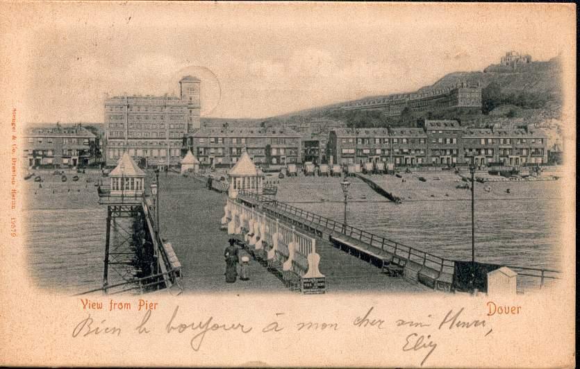 Dover - View From Pier. Utilsée 1902 - Dover