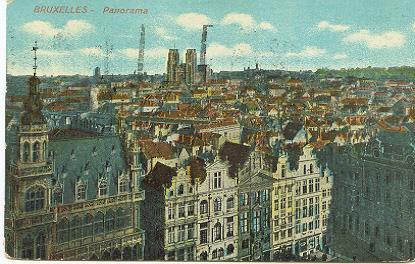 Bruxelles Brussel Panorama - Mehransichten, Panoramakarten