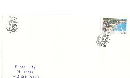 RSA 1983 Unoff. FDC Tourism Mint  #1374 - Covers & Documents