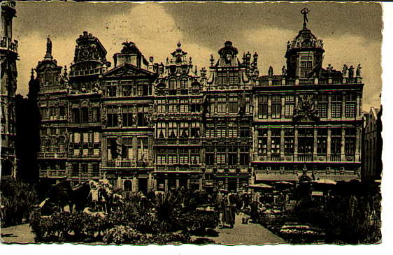 BRUXELLES Grand'Place Marche Aux Fleurs - Markets