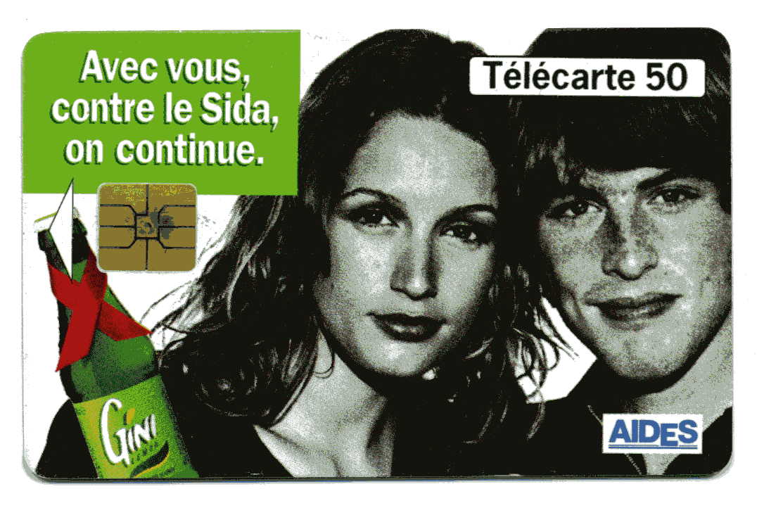 Aides - Gini - Avec Vous Contre Le Sida On Continue - 50 Unites - 05/99 - Non Classés