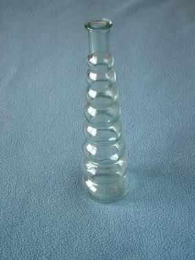 Vase Soliflore - Joliment Balloné - Hauteur: 26 Cm - En Verre - Ref 7196 - Glas & Kristall