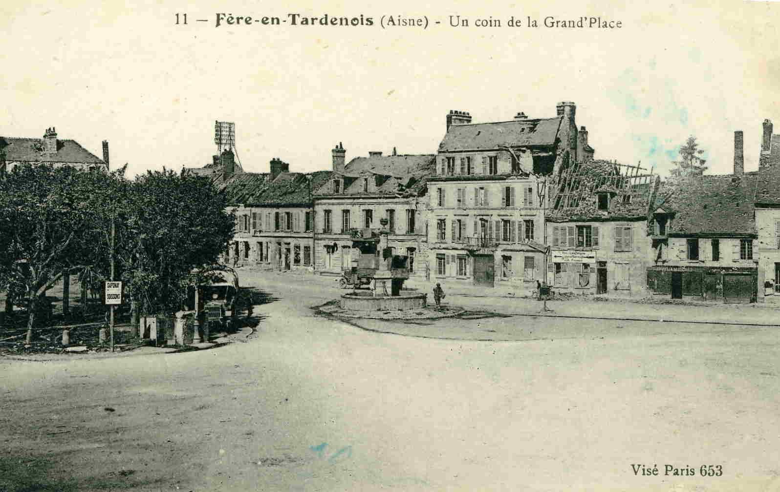FERE- En-TARDENOIS - Un Coin De La Grand'place - Fere En Tardenois