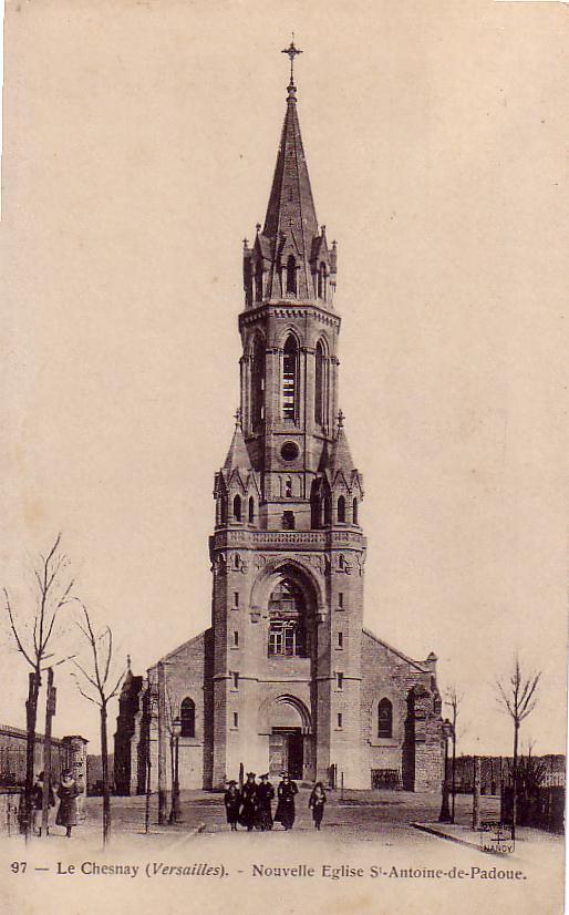 Le CHESNAY. Nouvelle Eglise St-Antoine-de-Padoue. - Le Chesnay