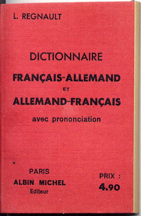 Dictionnaire De Poche Franco-allemand Et Allemand-français Par ALBIN MICHEL à PARIS- Années 50 - Dictionnaires