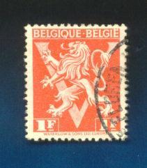 Belgique 1945 Y Et T N 680 Obl. Lion Heraldique Expl2 - Oblitérés