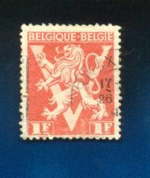 Belgique 1945 Y Et T N 680 Obl. Lion Heraldique Expl3 - Oblitérés