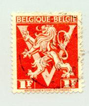 Belgique 1945 Y Et T N 680 Obl. Lion Heraldique Expl5 - Usati