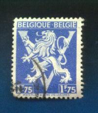 Belgique 1945 Y Et T N 683 Obl. Lion Heraldique Expl2 - Oblitérés