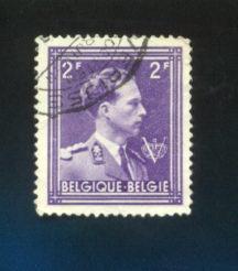 Belgique 1945 Y Et T  N° 693 Obl Roi Léopold III Expl 6 - Gebraucht