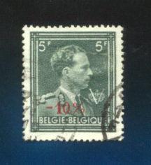 Belgique 1946 Y Et T  N° 724 Obl Roi Léopold III  Surgargé -10% Expl 3 - Used Stamps