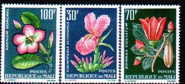 Mali Mint Stamps With Flowers Cactusses - Sukkulenten