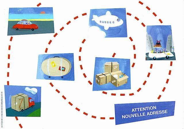 France : Carte Entier En Franchise De Changement D´adresse, Neuve Illustrée Avion, Voiture, Bagages, Vacances. Superbe ! - Andere (Lucht)