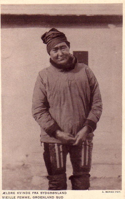 GROENLAND. Vieille Femme,Groenland Sud. - Greenland