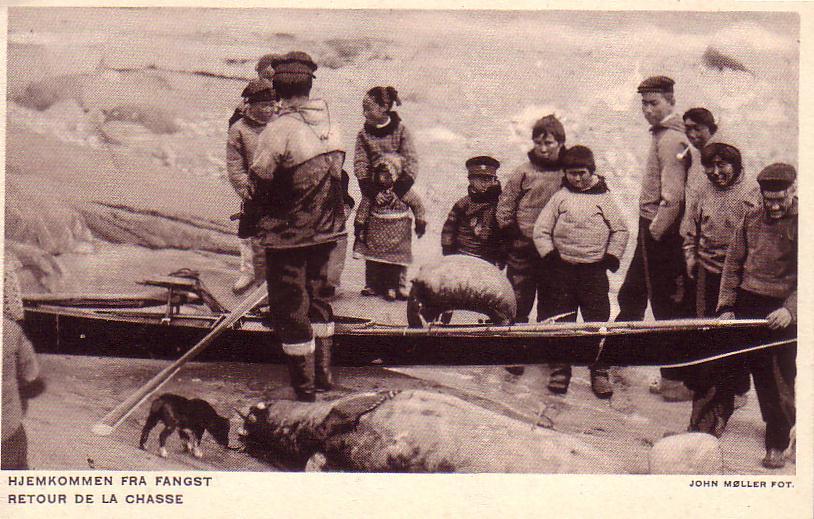 GROENLAND. Retour De Chasse.(Beau Plan) - Greenland