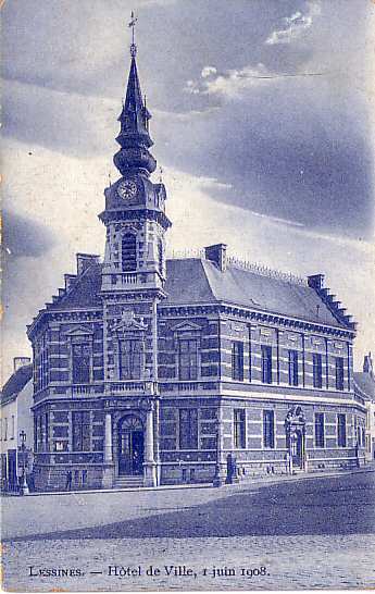 LESSINES. Hôtel De Ville, 1 Juin 1908. - Lessines