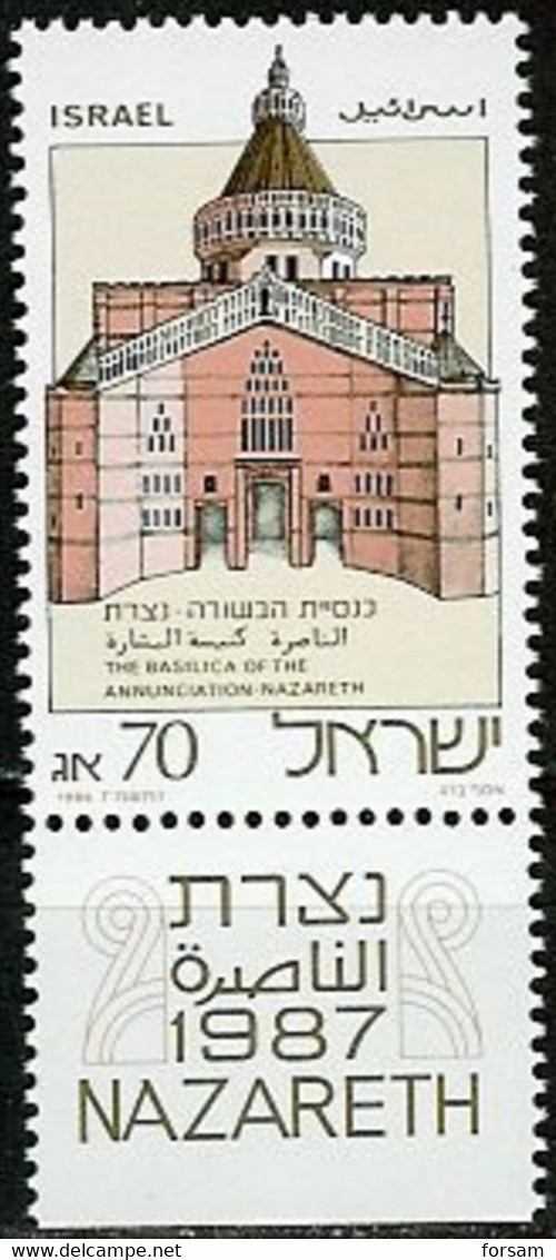 ISRAEL..1986..Michel # 1051...MNH. - Nuovi (con Tab)