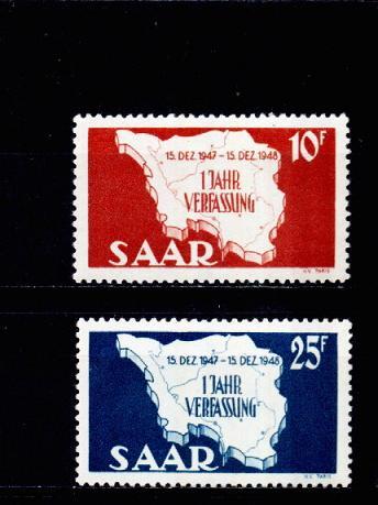 Sarre 1948 -  Yv.no.248/9  Neufs**(d) - Ongebruikt