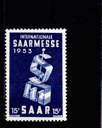 527 - Sarre 1953 - Michel No.319  Neuf** - Ongebruikt