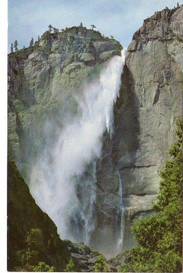 CARTE POSTALE DES USA :  UPPER YOSEMITE FALL YOSEMITE NATIONAL PARK, CALIFORNIA.jpg - Yosemite