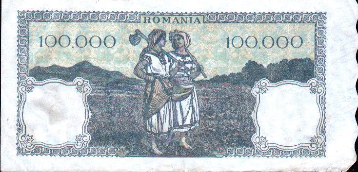 Romania Issued Billete De UNA SUTA LEI,20 Decembrie 1946,VF. - Romania